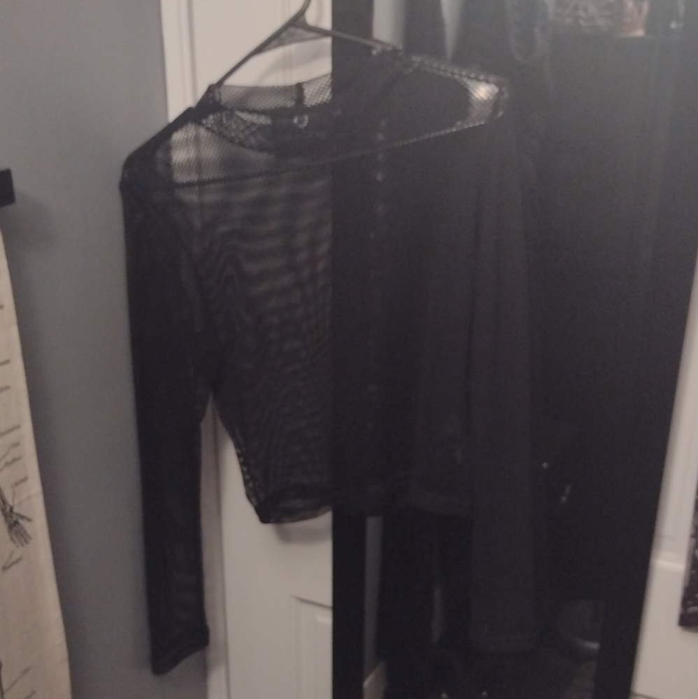 Planetary Party Mesh Top NWOT